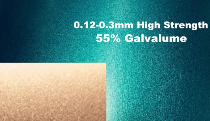 bobina d'acciaio G550 HR90 55% del galvalume ad alta resistenza di 0.12mm-0.3mm con l'olio variopinto di AFP per coprire