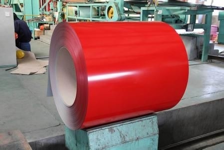 Porcellana Bobina d&#039;acciaio CGLCC del galvalume preverniciata pittura rossa di HDP per i materiali da costruzione fabbrica
