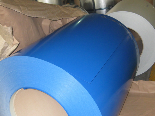 Porcellana Le bobine ricoperte prima dell&#039;acciaio di GI del blu di oceano di CGCC PVDF, colorano la bobina d&#039;acciaio galvanizzata rivestita fabbrica