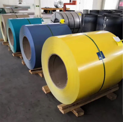 Hot Dipped DIN Prepainted Galvanized Steel Coil 600mm-1500mm Deep Drawing